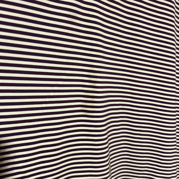 Greg Norman Golf Shirt - Purple Striped - Shark Logo - XXL - PlayDry - Picture 7 of 9